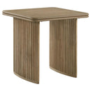 Adina - Square Table Base, Box 2 of 2 - Distressed Light Brown