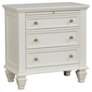 Sandy Beach - Queen Storage Footboard & Base, Box 2 of 3 - Cream White