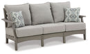 Visola - Sofa with Cushion - Gray