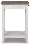 Adalane - Accent Table - White / Gray