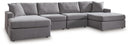Modmax - U-Shaped Sectional - Granite