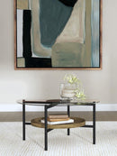 Delfin - Coffee Table Top, Box 1 of 2 - Black And Brown