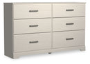Stelsie - Six Drawer Dresser - White