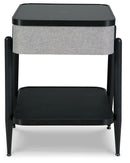 Jorvalee - Accent Table with Speaker - Gray / Black