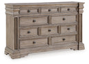 Blairhurst - Dresser - Light Grayish Brown