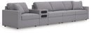 Modmax - Straight Sectional - Granite