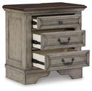 Lodenbay - Three Drawer Night Stand - Antique Gray