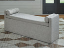 Galliden - Large Upholstered Dining Room Bench - Beige