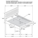 Soledad - King Headboard, Drawers & Slats, Box 1 of 2 - Light Gray