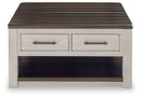 Darborn - Lift Top Cocktail Table - Gray / Brown