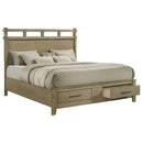 Hazlewood - King Headboard & Footboard, Box 1 of 3 - Vineyard Oak