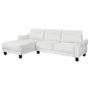Caspian - LAF Chaise, Box 1 of 2 - White