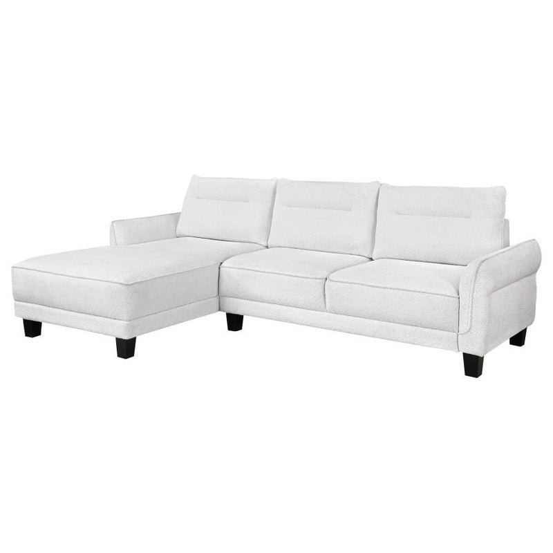Caspian - LAF Chaise, Box 1 of 2 - White