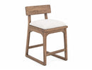 Balam - Upholstered Barstool (Set of 2) - Brown / Beige