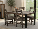 Loft - Table - Two Tone Gray / Brown