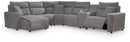 Modmax II - Reclining Sectional - Salt And Pepper