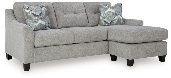 Keenelynn - Sofa Chaise - Nickel