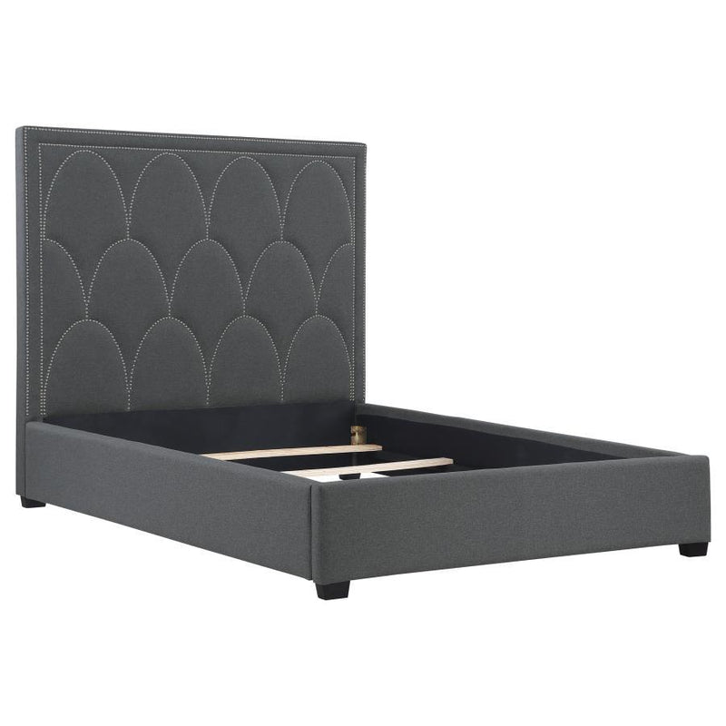Bowfield - Queen Headboard, Box 1 of 2 - Charcoal
