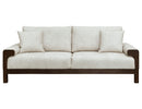 Raramuri - Sofa - White / Dark Brown