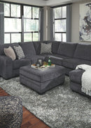Tracling - Oversized Accent Ottoman - Slate