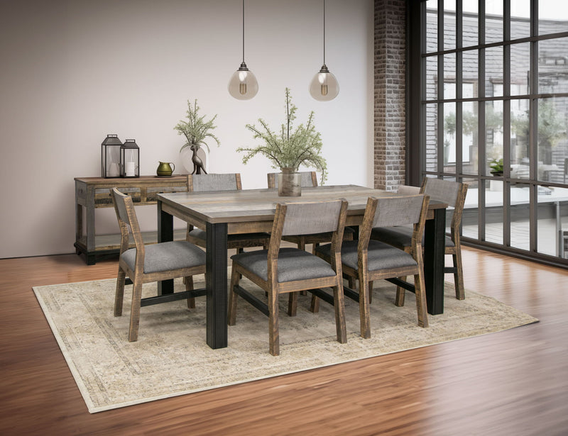Loft - Table - Two Tone Gray / Brown
