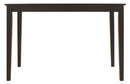 Kimonte - Rectangular Dining Room Table - Dark Brown