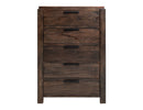 Raramuri - 5 Drawer Chest - Dark Brown