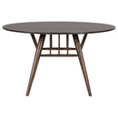 Everton - Base Dining Table - Dark Walnut