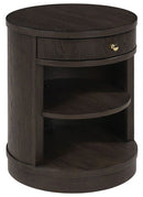 Leighmour - Accent Table - Dark Brown