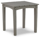 Visola - Square End Table - Gray