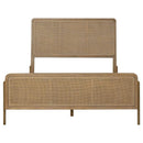 Arini - Queen Side Rails & Slats, Box 3 of 3 - Sand Wash And Natural Cane