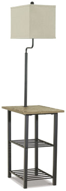 Shianne - Metal Tray Lamp  - Black