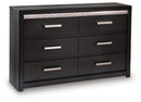Shoralli - Six Drawer Dresser