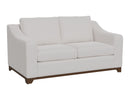 Natural Parota - Loveseat - Mink Withe