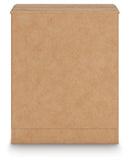 Aleaport - One Drawer Night Stand - Warm Brown