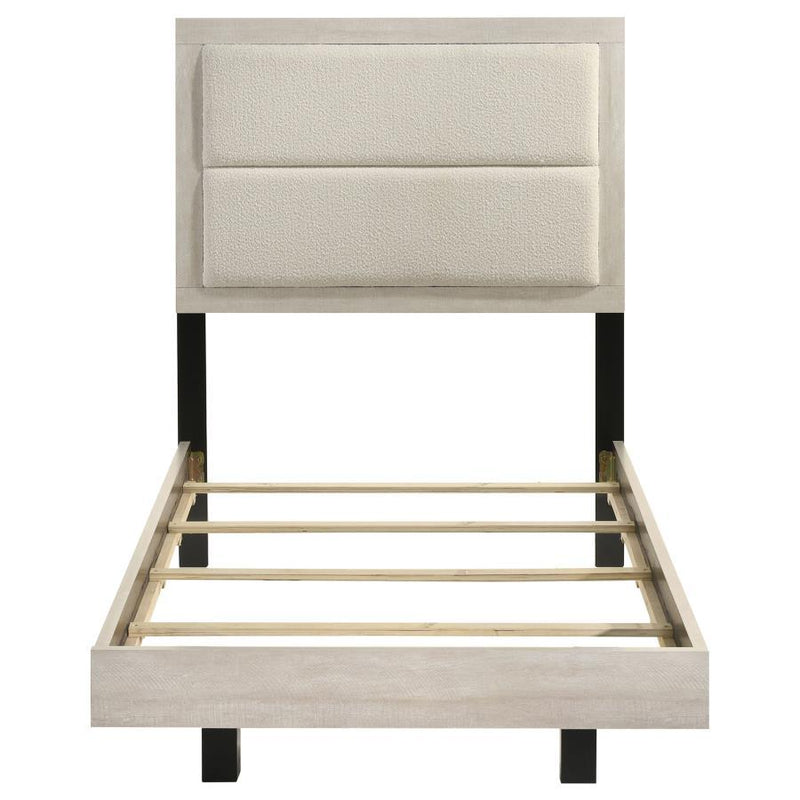 Trenton - Twin Headboard, Footboard & Slats, Box 1 of 2 - Rustic Cream