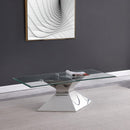 Jenny - Base Stainless Steel Coffee Table - Silver
