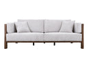 Roots - Sofa - Pearl Silver / Light Brown