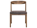 Silver - Chair (Set of 2) - Brown / Green