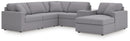Modmax - U-Shaped Sectional - Granite