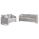 Corliss - Upholstered Arched Arm Sofa Set