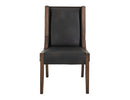Walnut - Upholstered Chair (Set of 2) - Brown/Black