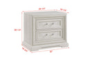 Alexandria - Accent Nightstand - White