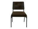 Balam - Upholstered Seat & Metal Base Chair (Set of 2) - Oil Black