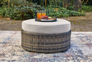 Harbor Court - Ottoman with Cushion - Gray