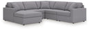 Modmax - U-Shaped Sectional - Granite