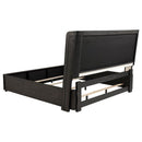 Leandro - Queen Headboard, Box 1 of 3 - Burnished Black