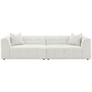 Everly - RAF Loveseat, Box 2 of 2 - White
