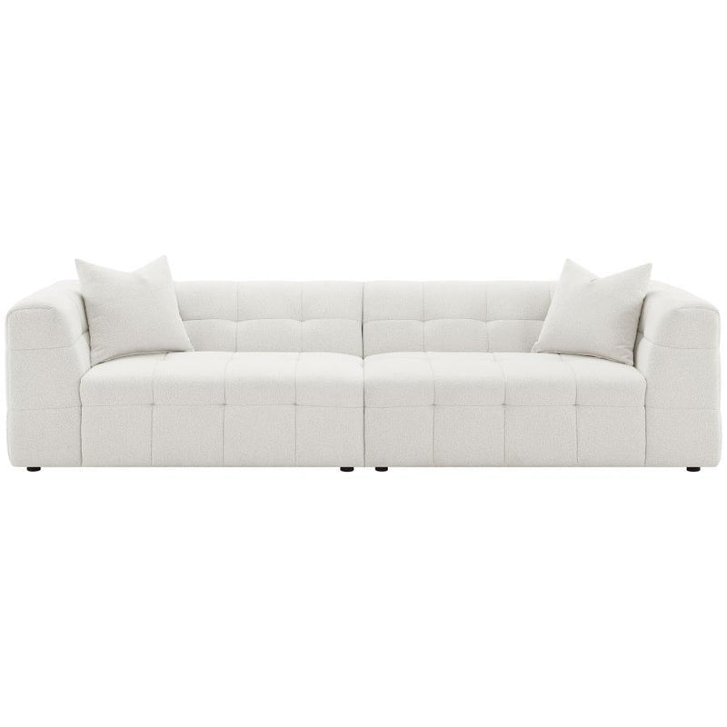 Everly - LAF Loveseat, Box 1 of 2 - White