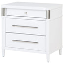 Gracemont - 3-Drawer Bedroom Nightstand Bedside Table - White